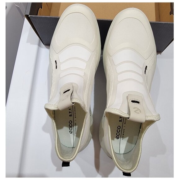 ECCO ATH-1FW Alpha Slip-On Sneaker, SHADOW WHITE TEXTILE, Size 8-8.5US /39EU,NIB - Picture 5 of 16